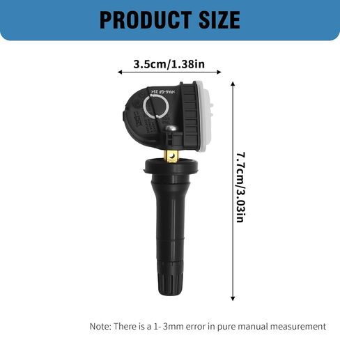 4 Pcs FR3Z1A189A 315MHz TPMS Sensor Tire Pressure Monitor Sensors Replacement for Ford Mustang 2017-2020 Transit 2020-2024 E-350 E-450 Super Duty E-Transit GT, FR3V1A180A FR3Z1A189C in Kuwait