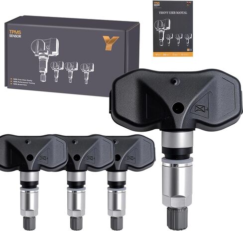 4PCS Pre-Programmed Tire Pressure Monitoring Sensor 315MHz TPMS 25774006 Fit for Cadillac CTS SRX, Fit for Chevrolet SSR Trailblazer, Fit for Buick Rainier, Fit for GMC Envoy, Fit for Isuz&Saab in Saudi Arabia