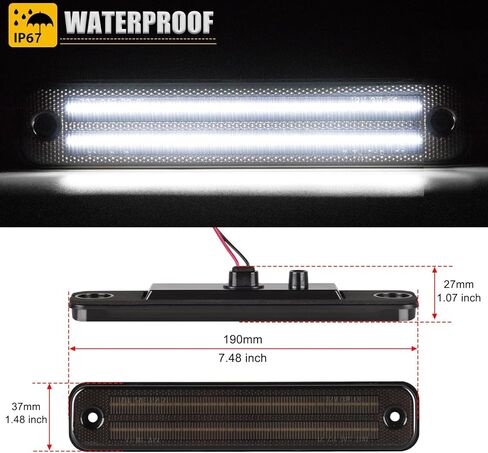 4 قطعة ضوء علامة جانبية LED بيضاء لـ 2003-2009 Hum-mer H2 LED أضواء إشارة الانعطاف مصابيح الحاجز استبدال مصابيح Sidemarker OEM عدسة مدخنة رقم جزء OEM: 25952319 in Kuwait