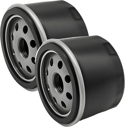 2 Pcs 49065-0721 Oil Filter, Replacement for Kawasaki LA125 LA130 LA135 LA145 LT155 LT160 LX176 D100 D105 D110 D120 D125 D130 D140 D155, Replaces 49065-2057 in Kuwait