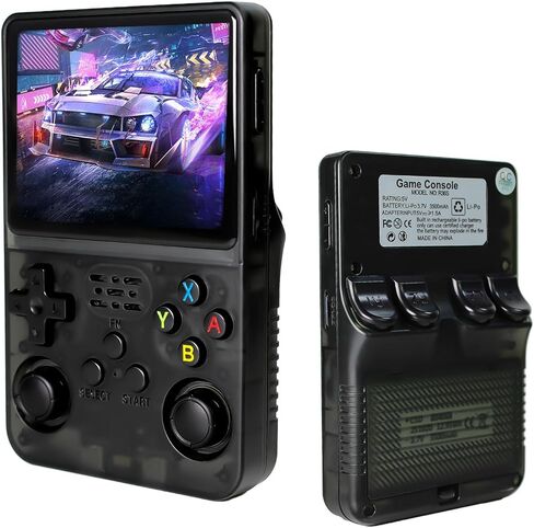 R36S Handheld Game Console Retro Gaming Console Portable Handheld Retro Game Console Preloaded with Built-in Games Handheld Emulator Console (64, GB) in Kuwait