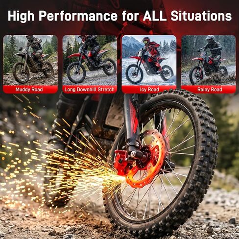 JERBOR Rear Brake Pads for Yozma in 10, High-Performance Semi-Metallic Brake Pad Disc Brakes, Durable Wheel Brakes Accessories for Yozma in Kuwait