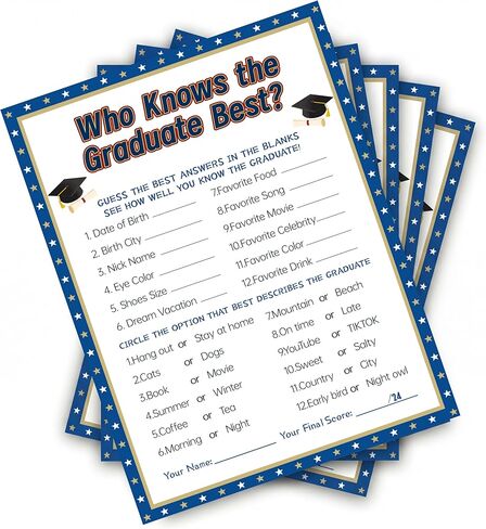 30PCS 2026 Graduation Party Game Cards, Graduation Bingo Game, Senior High School & College Graduation Party Favors-DH02 in Saudi Arabia