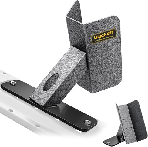 Wyckoff 4-Pack E-Track Dirt Bike Wheel Chock with Track Clip, 360° Swivel, Under 1-Minute Install Remove, Fits Floor or Wall E-Track, Heavy-Duty Accessory for Trailers, Dirt Bikes & Bicycles (4-Pack) in Saudi Arabia