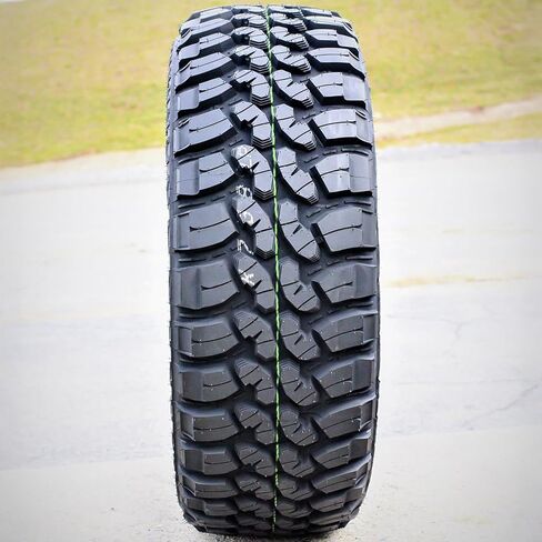 مجموعة من 2 (اثنين) Forceum M/T 08 Plus Mud إطارات شعاعية للشاحنات الخفيفة للطرق الوعرة - 33X12.50R20LT 33X12.50X20 33X12.50-20 114Q نطاق التحميل E LRE 10-Ply BSW جدار جانبي أسود in Kuwait