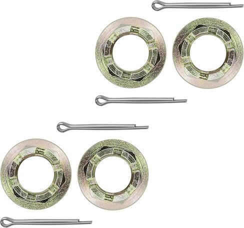 Caltric Front and Rear Wheel Castle Nut Compatible with Arctic Cat Prowler XTX 700 / XT 700 2008-2014 4x in Kuwait