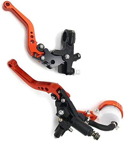 Universal Motorcycle Brake Clutch Lever Installation Diameter 22mm Motorcycle Clutch Brake Lever Suitable for Honda CB400F CB400SF CB400 CB500 CB500S CB600F CB750 CB750F CB900F CB1100SF (Orange) in Kuwait