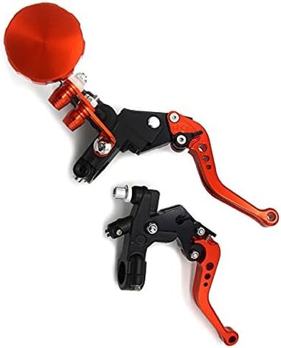 Universal Motorcycle Brake Clutch Lever Installation Diameter 22mm Motorcycle Clutch Brake Lever Suitable for Honda CB400F CB400SF CB400 CB500 CB500S CB600F CB750 CB750F CB900F CB1100SF (Orange) in Kuwait