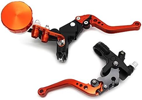 Universal Motorcycle Brake Clutch Lever Installation Diameter 22mm Motorcycle Clutch Brake Lever Suitable for Honda CB400F CB400SF CB400 CB500 CB500S CB600F CB750 CB750F CB900F CB1100SF (Orange) in Kuwait