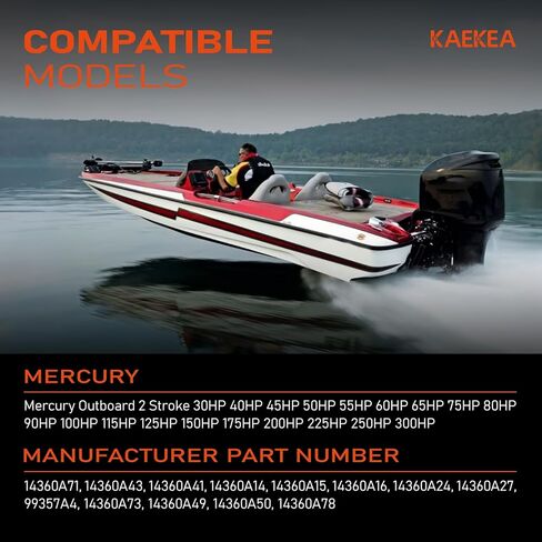14360A78 مضخة الوقود للزئبق خارجي 2 السكتة الدماغية 30HP 40HP 45HP 50HP 55HP 60HP 65HP 75HP 80HP 90HP 100HP 115HP 125HP 150HP 175HP استبدال 14360A71 14360A43 14360A41 14360A50 14360A73 in Kuwait