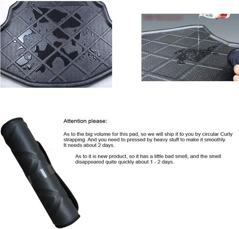 All Weather Cargo Trunk Liner Floor Mat Cargo Liner Compatible with Ford Escape 2008 2009 2010 2011 2012 Black Cargo Mat Rear Cargo Liner Car Trunk Liner in Saudi Arabia