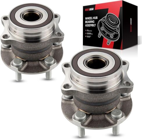 Torchbeam Pair 512401 Rear Wheel Hub Bearing Assembly for 2010-2014 Subaru Outback, 2009-2013 Subaru Forester, 2010-2014 Subaru Legacy, Subaru Impreza, Scion FR-S Wheel Bearing 5 Lugs W/ABS in Saudi Arabia