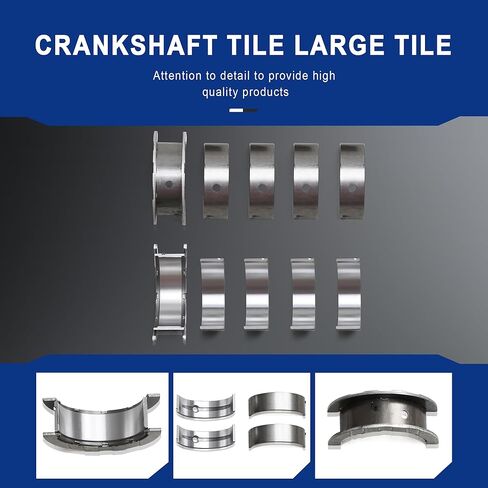 11217635685 Engine Crankshaft Main Bearing Set STD+0.25 Compatible with BMW 118i 120i 125i 220i 225i 320i 330i 420i 430i 630i 730i X2 X4 X5 Mini Cooper 2.0T 2014-2019 in Saudi Arabia
