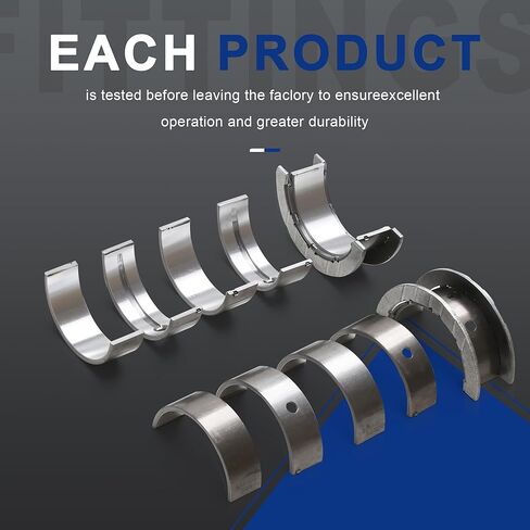 11217635685 Engine Crankshaft Main Bearing Set STD+0.25 Compatible with BMW 118i 120i 125i 220i 225i 320i 330i 420i 430i 630i 730i X2 X4 X5 Mini Cooper 2.0T 2014-2019 in Saudi Arabia