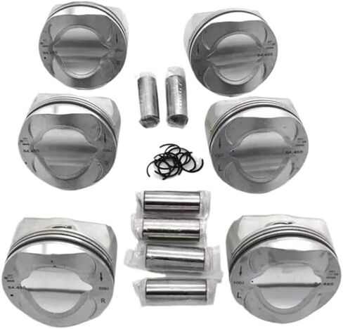 Piston Rings Set STD 84.5mm Compatible With A6 A8 3.2 FSI 2006 2007 2008 2009 BKH BPK in Kuwait