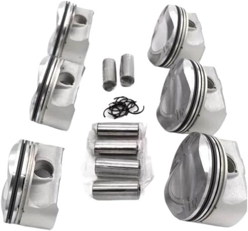 Piston Rings Set STD 84.5mm Compatible With A6 A8 3.2 FSI 2006 2007 2008 2009 BKH BPK in Kuwait