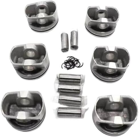Piston Rings Set STD 84.5mm Compatible With A6 A8 3.2 FSI 2006 2007 2008 2009 BKH BPK in Kuwait
