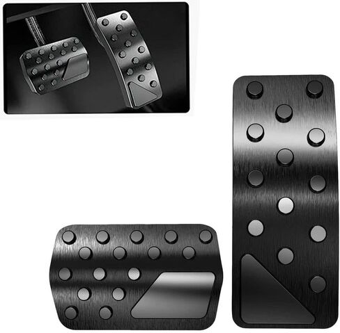 Auto Accelerator Pedal Cover Fits for Dodge Fits for Durango 2011-2017 2018 2019 2020 2021 2022 Aluminum Alloy Auto Parts Pads Car Gas Brake Pedal Cover in Kuwait
