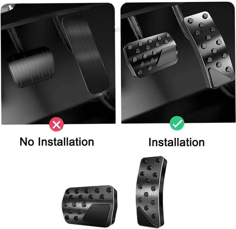 Auto Accelerator Pedal Cover Fits for Dodge Fits for Durango 2011-2017 2018 2019 2020 2021 2022 Aluminum Alloy Auto Parts Pads Car Gas Brake Pedal Cover in Kuwait