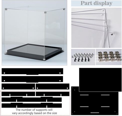 3MM Acrylic Display Case Compatible with Lego 42210 Technic 2 Fast 2 Furious,Dustproof High Definition Printing Box Fit for Lego Nissan Skyline GT-R (R34) Car Home Gift for Adult Children(Case Only) in Kuwait