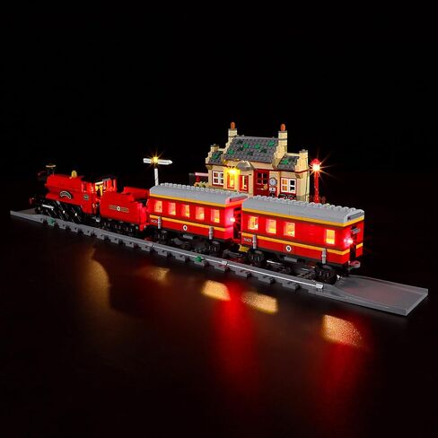 مجموعة إضاءة LED من BRIKSMAX لمجموعة قطارات LEGO-76423 Hogwarts Express مع محطة Hogsmeade - متوافقة مع نموذج مكعبات بناء Lego Harry Potter - لا تتضمن مجموعة Lego in Kuwait
