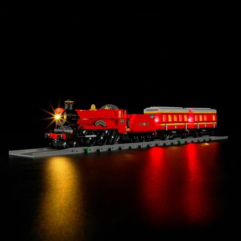 مجموعة إضاءة LED من BRIKSMAX لمجموعة قطارات LEGO-76423 Hogwarts Express مع محطة Hogsmeade - متوافقة مع نموذج مكعبات بناء Lego Harry Potter - لا تتضمن مجموعة Lego in Kuwait
