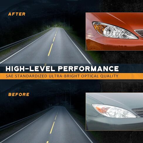 WEELMOTO Headlights for 2002-2004 Toyota Camry(LE/XLE) Headlight Assembly Compatible with 2002 2003 2004 Camry L+R Side Headlamp in Kuwait