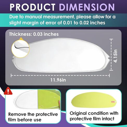 EVO Anti-Fog Insert Replace CWR-1/CW-1/CNS-1, Helmets Visor Lens Compatible with Shoei GT-Air/RF-SR/Neotec/Qwest/RF-1100/RF-1200/X-Twelve Helmet in Kuwait