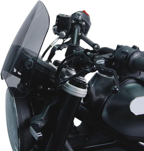 Motorcycle Windshield Windscreen Fit for Husqvarna Vitpilen/Svartpilen 401 2017-2023 Motorcycle Windscreen with Bracket (Gray) in Saudi Arabia