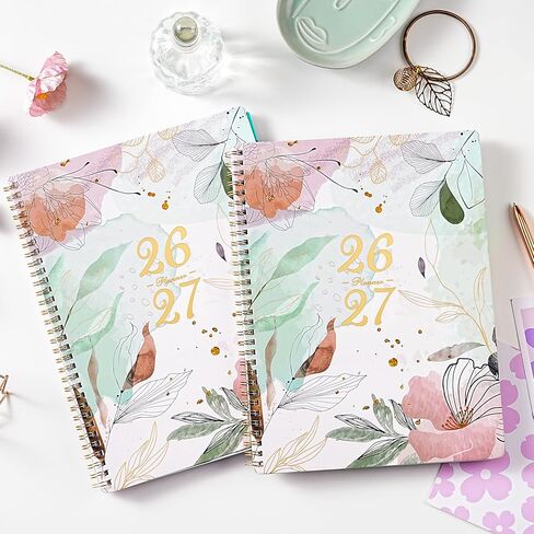 2024-2027 Pocket Planner - Pocket Planner (36-Month) with 60 Notes Pages, July. 2024 - June. 2026, 6.6" x 3.9", 3 Year Monthly Planner with Contacts, Pen Holder, Back Pocket with Thick Paper - Green in Saudi Arabia