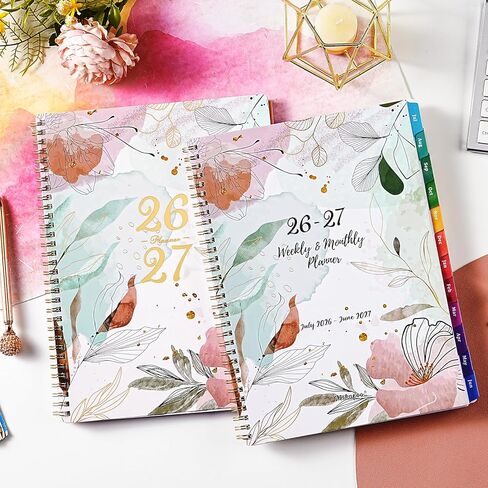 2024-2027 Pocket Planner - Pocket Planner (36-Month) with 60 Notes Pages, July. 2024 - June. 2026, 6.6" x 3.9", 3 Year Monthly Planner with Contacts, Pen Holder, Back Pocket with Thick Paper - Green in Saudi Arabia