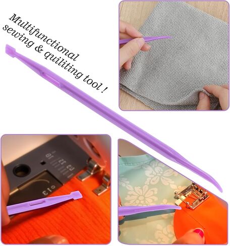 5 Piece that Purple Thang Sewing Tool Set, Sewing Stiletto Tool with Storage Pouch, Precision Sewing Accessories for Quilting Crafting in Saudi Arabia