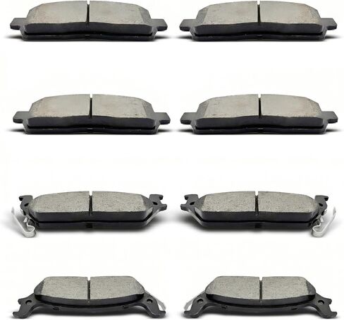 8pcs Ceramic Front Rear Brake Pads Replacement For Ford for F-150 2004-2009,for Lincoln Mark LT 2006-2008 in Saudi Arabia