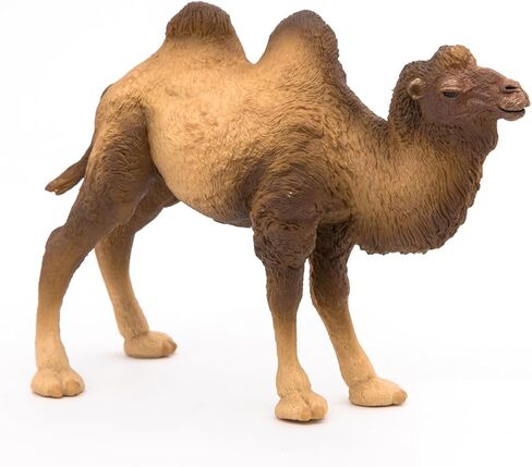 Papo - Realistic Bactrian Camel Figure Toy for Kids - Ages 3+ - Wild Life Collection - Educational Play Exotic Animals - Gift Idea Toy for Girls and Boys - 4.6 In in Kuwait