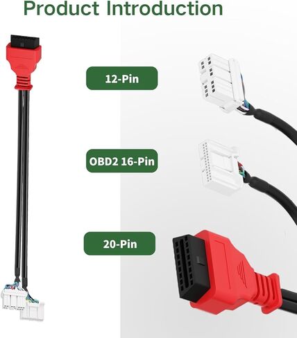 for Autel Original TCAN003 Splitter Diagnostic Cable for Tesla Y/S/X / 3,20 Pin + 12 Pin to 16 Pin OBDII Adapter OBD2 Connector Work with Autel Scanner MaxiSys Ultra MS909 Elite II PRO in Saudi Arabia