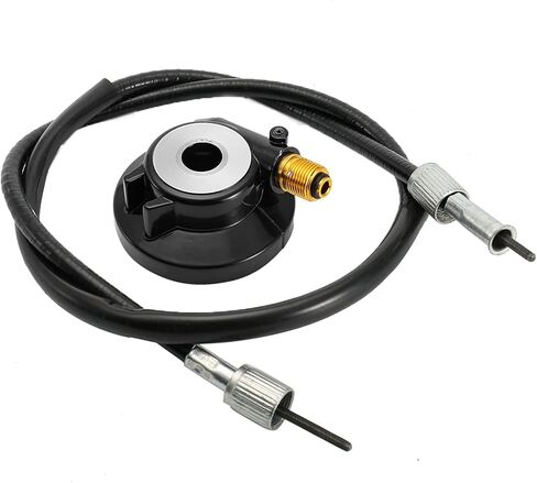 12mm Speedometer Drive Gear, Odometer Drive Gear Kit with Cable, Replacement Parts for GY6 50 150 Scooters in Kuwait