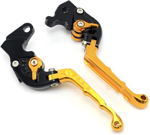 KaftKO Motorcycle Clutch Brake Lever,for Yamaha XVS 250 XVS 125 Drag Star XV 250 V-Star XVS 250 Motorcycle Accessories Adjustable Folding Brake Clutch Lever in Saudi Arabia