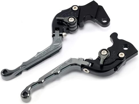 KaftKO Motorcycle Clutch Brake Lever,for Yamaha XVS 250 XVS 125 Drag Star XV 250 V-Star XVS 250 Motorcycle Accessories Adjustable Folding Brake Clutch Lever in Saudi Arabia