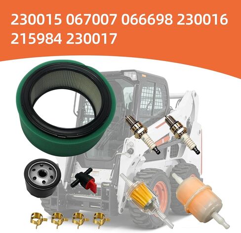 طقم فلتر Tune-Up 230015 مناسب لميلر بوبكات 225 250 260 محرك الغاز تريل بليزر 302 325 محرك يحركه لحام زيت الهواء فلتر الوقود شرارة صيانة ما قبل التنظيف، استبدال 067007 066698 in Kuwait