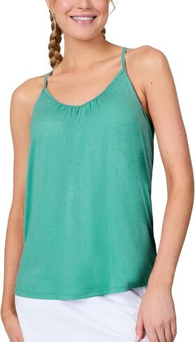 Free Country Women's Microtech® Chill B Cool V-Neck Built-in Bra Cami Top in Saudi Arabia