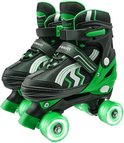 Kids Roller Skates for Boys and Girls Adjustable Skate with All Light up Wheels Ages 5-8 and 8-12 for Beginner in Outdoor Indoor Sports. in Saudi Arabia