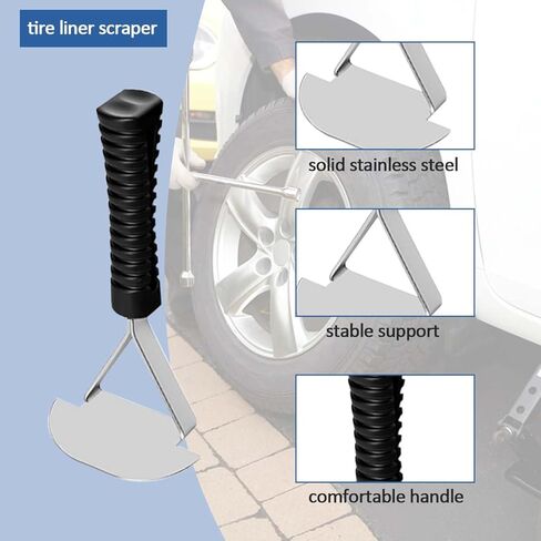 Tire Repair Patch Kit Heavy Duty, 35pcs Tire Repair Tools 42mm Tire Buffing Wheel 32/42/58mm Tire Patches with Tire Patch Roller Inner Liner Scraper for Car Motorcycle Bike Tractors Grinding in Kuwait