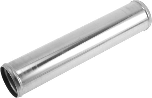 Motoforti 2" Straight Exhaust Pipe Tube T201 Stainless Steel DIY Custom Car Modified Tubing Piping 10" Leg Length with Double Bead Roll Surface Polishing in Kuwait