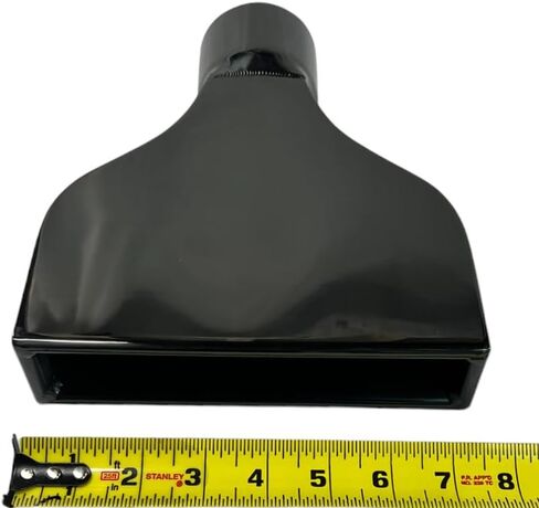 Exhaust Tip 2.25 Inlet 7.75 X 2.25" Outlet 10.00 Long WLT1-225-BC-S Rectangle Slant Black 304 Stainless Steel Wesdon Exhaust Tip in Kuwait