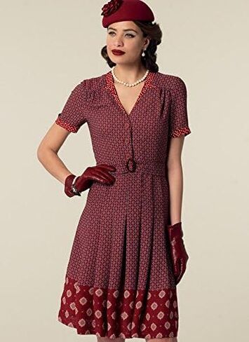 McCall's Patterns Misses' Inverted Notch-Collar Shirt Dresses and Belt Sewing Pattern, E5 (14-16-18-20-22) in Saudi Arabia