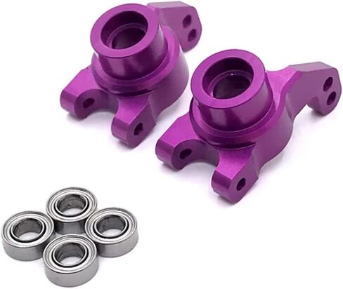 RC Car Parts Compatible with LC for Racing for WLtoys 144010 144001 144002 124017 124016 124018 124019 1/14 RC Car Parts Metal Upgrade Bearing Rear Cup(Red) in Saudi Arabia