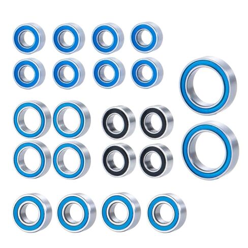 RC Car Parts Compatible with TRX4M for Bronco for Defender 1/18 RC Crawler Car Replacement Parts 22Pcs Sealed Ball Bearing Set in Saudi Arabia