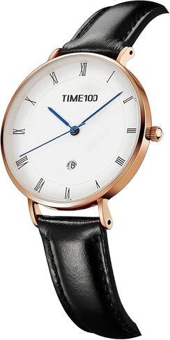 Womens Watches Easy Reader Quartz Analog 30mm Leather Strap Watch with Date Ladies Wrist Watches Waterproof in Saudi Arabia