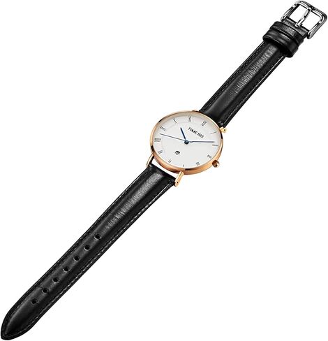 Womens Watches Easy Reader Quartz Analog 30mm Leather Strap Watch with Date Ladies Wrist Watches Waterproof in Saudi Arabia