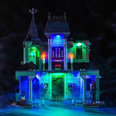 BrickBling LED Light Only, Compatible with Lego Creator 3 in 1 Haunted Mansion, Creative Lighting Compatible with Lego 31167-Excluding Model (Classic Version Light) in Kuwait